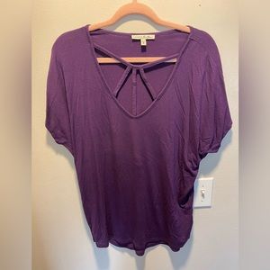 Express top, purple, size medium